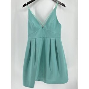 TOPSHOP TEAL DRESS - SIZE 6